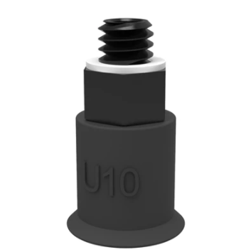 3150005派亚博吸盘Suction cup U10 Chloroprene, M5 male适用于搬运带平整或浅凹表面的工件-派亚博吸盘派亚博真空发生器piab吸盘