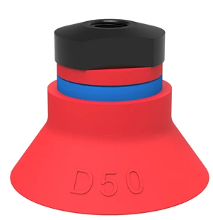 0101740派亚博吸盘Suction cup D50 Silicone, 1/8寸NPSF female, with mesh filter-派亚博吸盘派亚博真空发生器piab吸盘