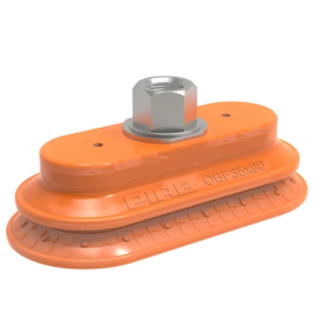 0213915派亚博吸盘 OBF35X90P 聚氨酯 55/60,G1/4寸内螺纹-派亚博吸盘派亚博椭圆形波纹吸盘