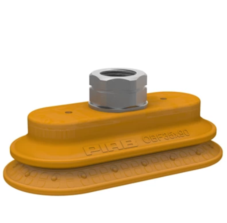 0122287派亚博吸盘Suction cup OBF35X90P Polyurethane 55/60, 3/8寸NPT female-派亚博吸盘派亚博多层波纹吸盘